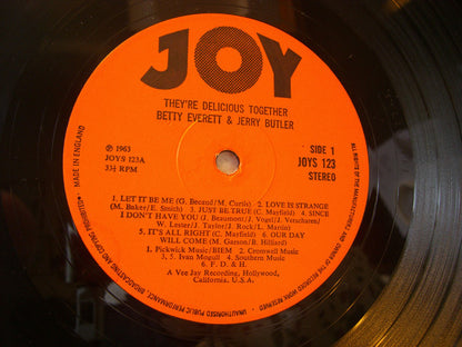 Betty Everett & Jerry Butler : Delicious Together (LP, Album)