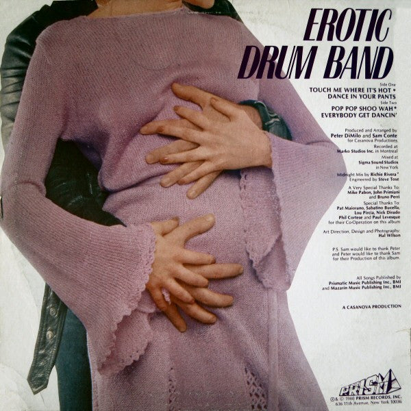 Erotic Drum Band : Touch Me Where It's Hot (LP, Album)