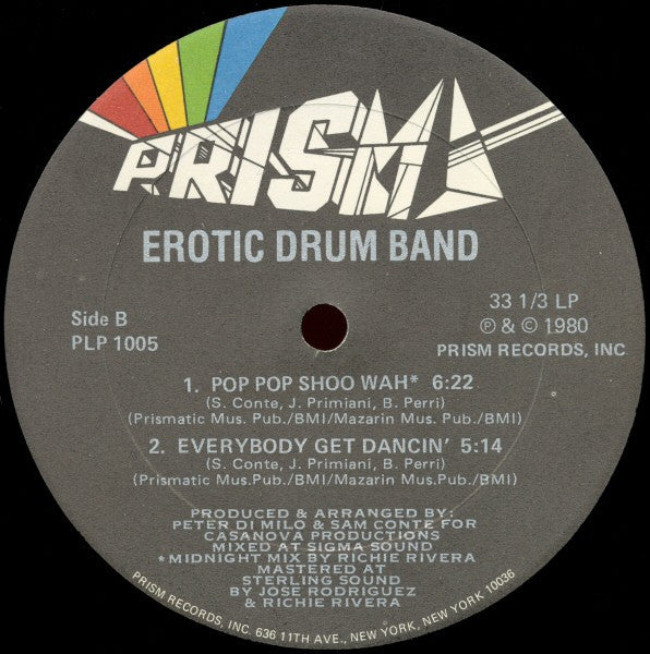 Erotic Drum Band : Touch Me Where It's Hot (LP, Album)