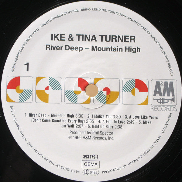 Ike & Tina Turner : River Deep - Mountain High (LP, Album, RE)