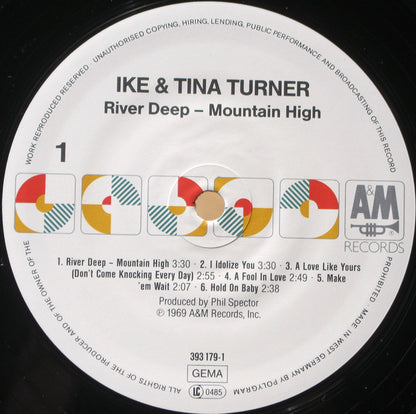 Ike & Tina Turner : River Deep - Mountain High (LP, Album, RE)