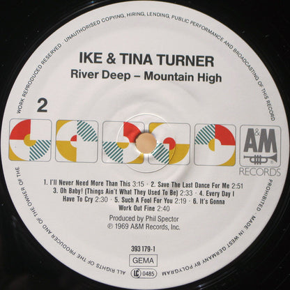 Ike & Tina Turner : River Deep - Mountain High (LP, Album, RE)