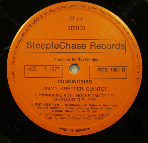 Jimmy Knepper Quintet : Cunningbird (LP, Album)