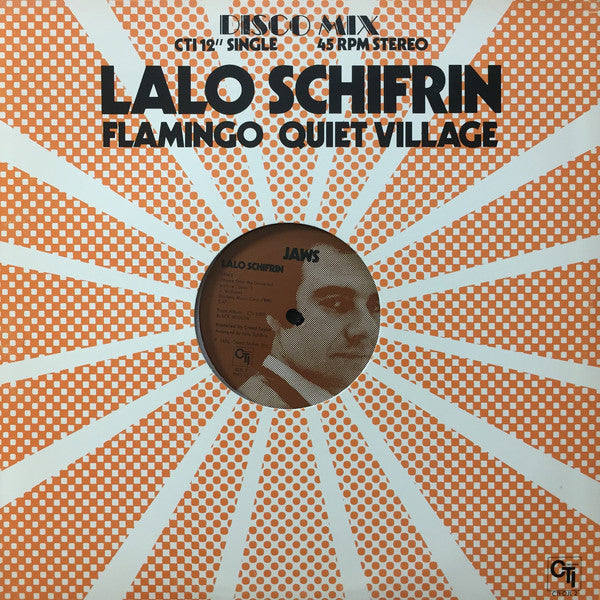 Lalo Schifrin : Flamingo / Quiet Village / Jaws (12", Single)