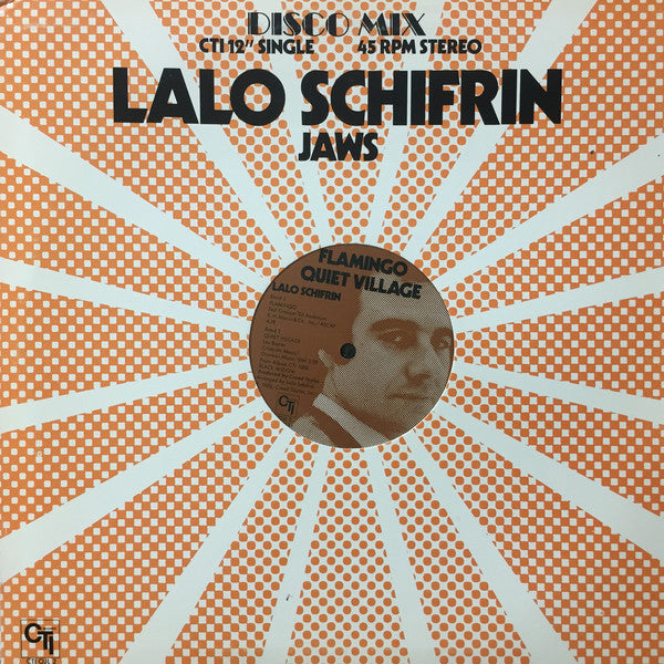 Lalo Schifrin : Flamingo / Quiet Village / Jaws (12", Single)