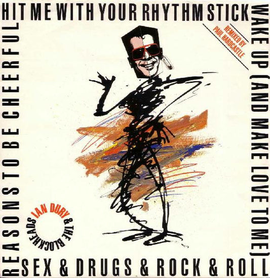 Ian Dury And The Blockheads : Hit Me With Your Rhythm Stick (Paul Hardcastle Remixes) (12")