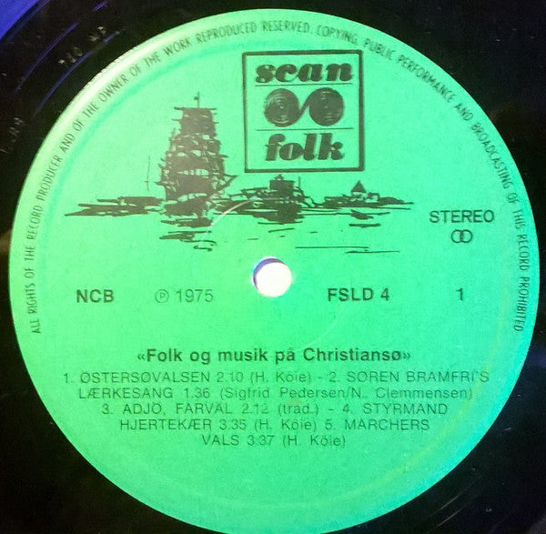 Henning Køie, Wilhelm Mossin, Aase Ancher : Folk Og Musik På Christiansø (LP, Album)