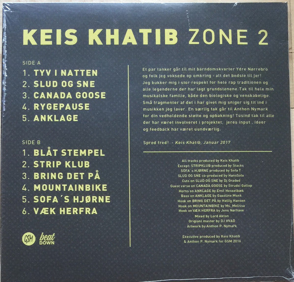 Keis Khatib : Zone 2 (LP, Album)