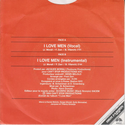 Eartha Kitt : I Love Men (7", Single)