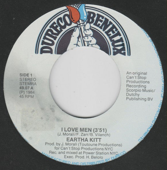 Eartha Kitt : I Love Men (7", Single)