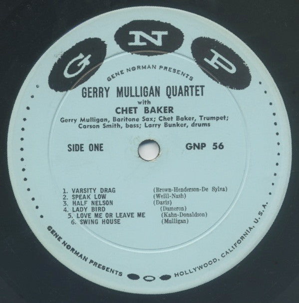 Gerry Mulligan With Chet Baker Special Added Attraction! Buddy DeFranco Quartet With The Herman McCoy Choir : Gerry Mulligan With Chet Baker Special Added Attraction! Buddy DeFranco And His Quartet With Voices (LP, Comp, RE)