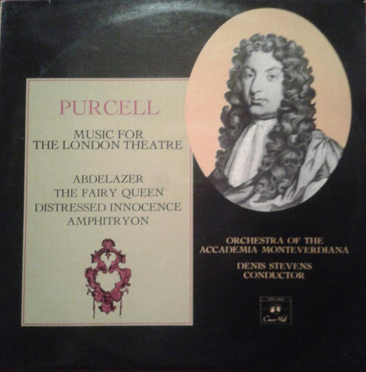 Henry Purcell, Denis Stevens, Orchestra Of The Accademia Monteverdiana : Music For The London Theatre (LP, Album)