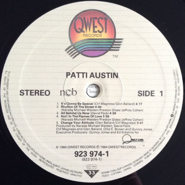 Patti Austin : Patti Austin (LP, Album)