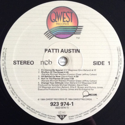 Patti Austin : Patti Austin (LP, Album)