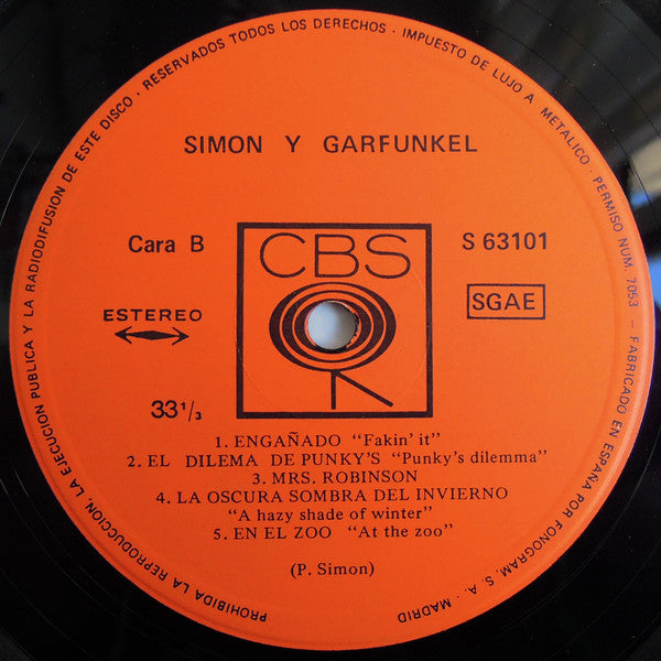 Simon & Garfunkel : Bookends (LP, Album)