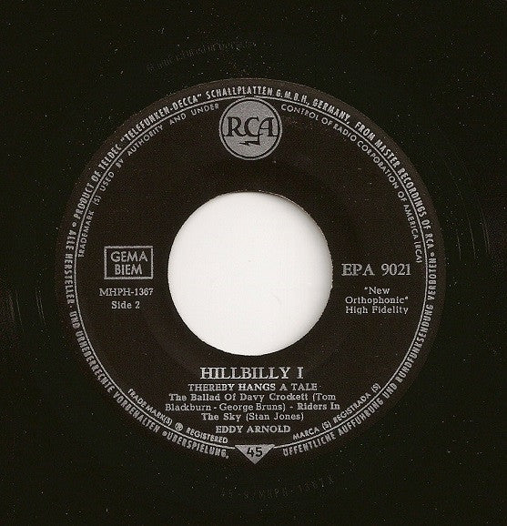 Eddy Arnold : Thereby Hangs A Tale (7", EP)