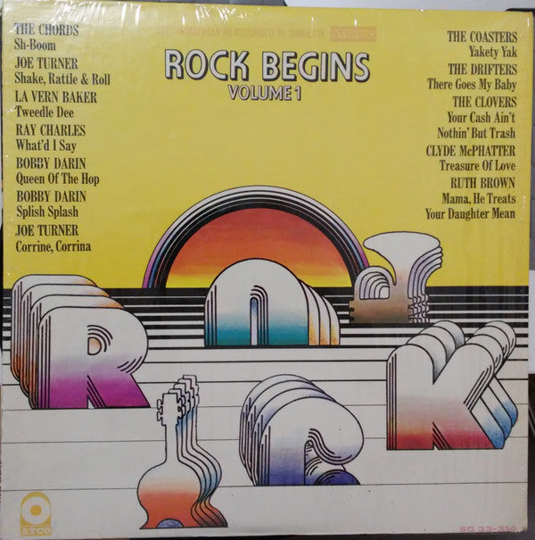 Various : Rock Begins Volume 1 (LP, Comp)