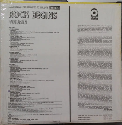 Various : Rock Begins Volume 1 (LP, Comp)