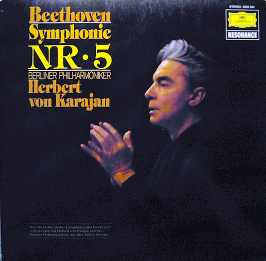 Ludwig van Beethoven, Berliner Philharmoniker Dirigent: Herbert von Karajan : Symphonie Nr. 5 C-Moll Op. 67 (LP, Album, RE)