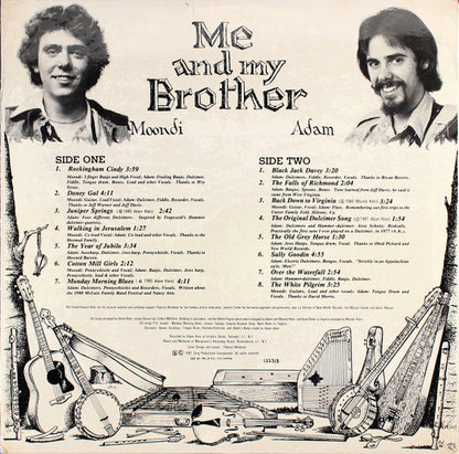 Adam Klein (4) And Moondi Klein : Me And My Brother (LP)