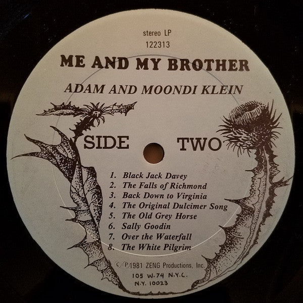 Adam Klein (4) And Moondi Klein : Me And My Brother (LP)