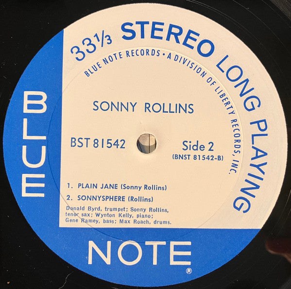 Sonny Rollins : Sonny Rollins Volume 1 (LP, Album)