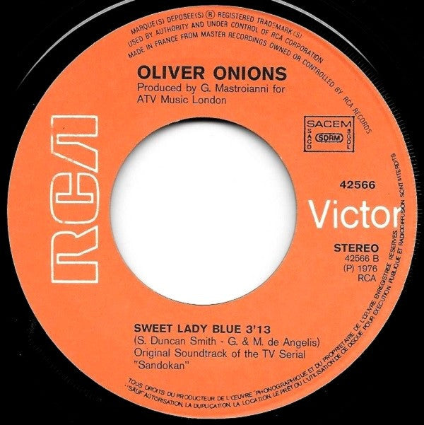 Oliver Onions : Sandokan (7", Single)