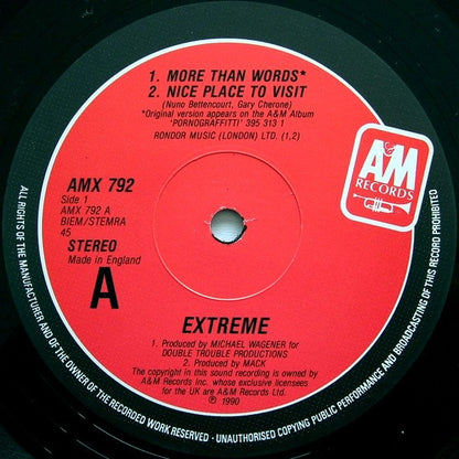 Extreme (2) : More Than Words (12", Single, Col)