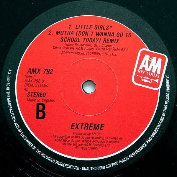 Extreme (2) : More Than Words (12", Single, Col)