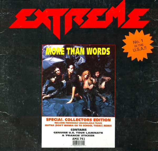 Extreme (2) : More Than Words (12", Single, Col)