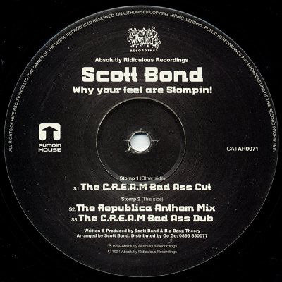 Scott Bond : Why Your Feet Are Stompin! (12")