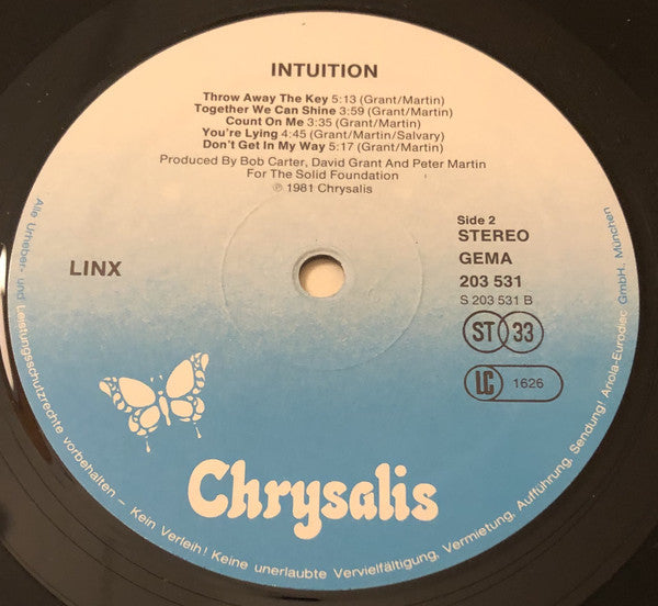 Linx : Intuition (LP, Album)