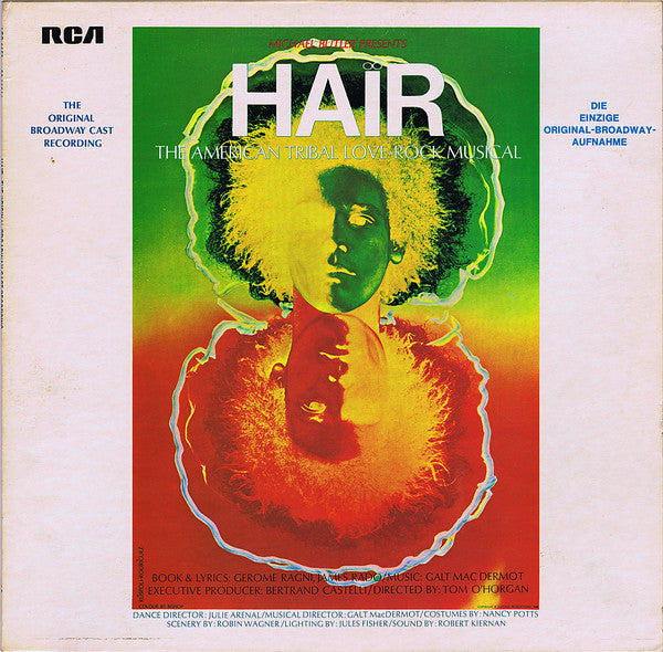 Various : Hair (The American Tribal Love-Rock Musical) (LP, Album, RE)
