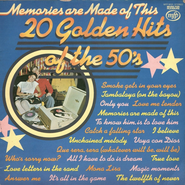 Unknown Artist : Memories Are Made Of This (20 Golden Hits Of The 50's) (LP, Comp)