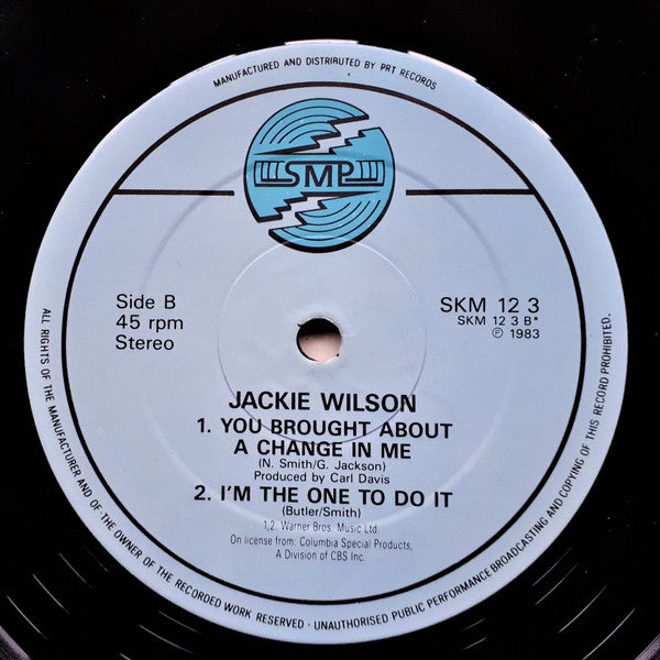 Jackie Wilson : Reet Petite (The Sweetest Girl In Town) (12", Single, Blu)