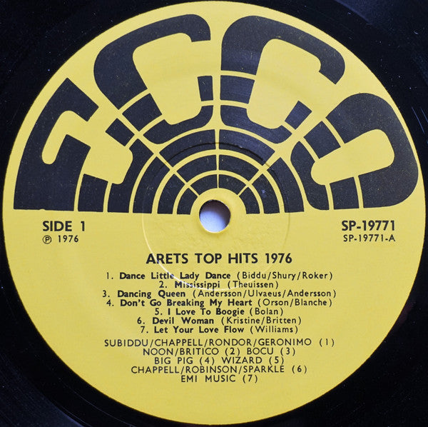 Unknown Artist : Årets Top Hits 1976 (LP, Album, Comp)