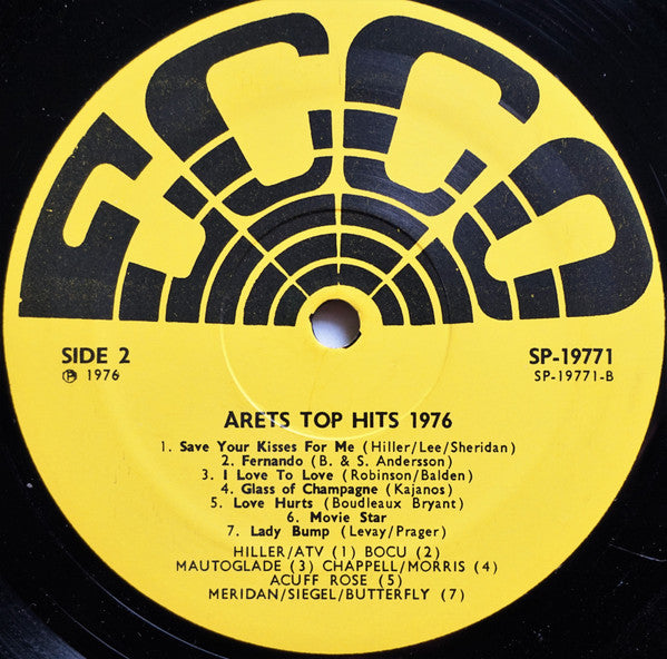 Unknown Artist : Årets Top Hits 1976 (LP, Album, Comp)