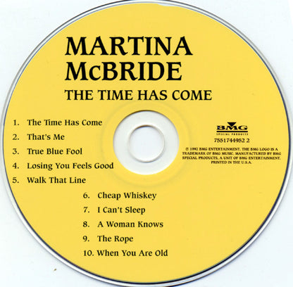 Martina McBride : The Time Has Come (CD, Album, RE)