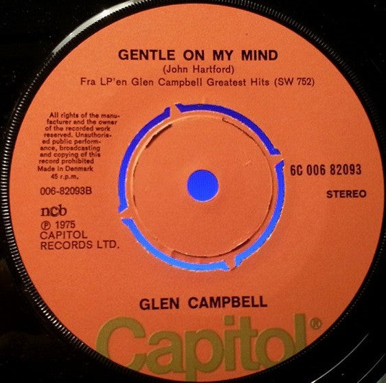 Glen Campbell : Country Boy  (7", Single)