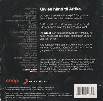 Afrika 2010 Kunstnerne : Afrika 2010 (CD, Single)