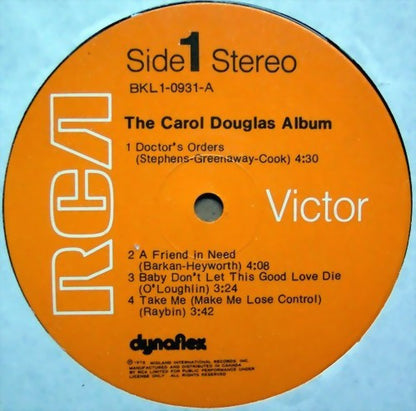 Carol Douglas : The Carol Douglas Album (LP, Album, Dyn)