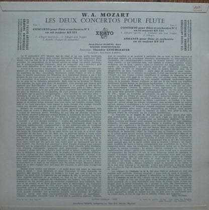 Wolfgang Amadeus Mozart - Jean-Pierre Rampal, Wiener Symphoniker , Dir. Theodor Guschlbauer : Les Deux Concertos Pour Flûte  (LP)