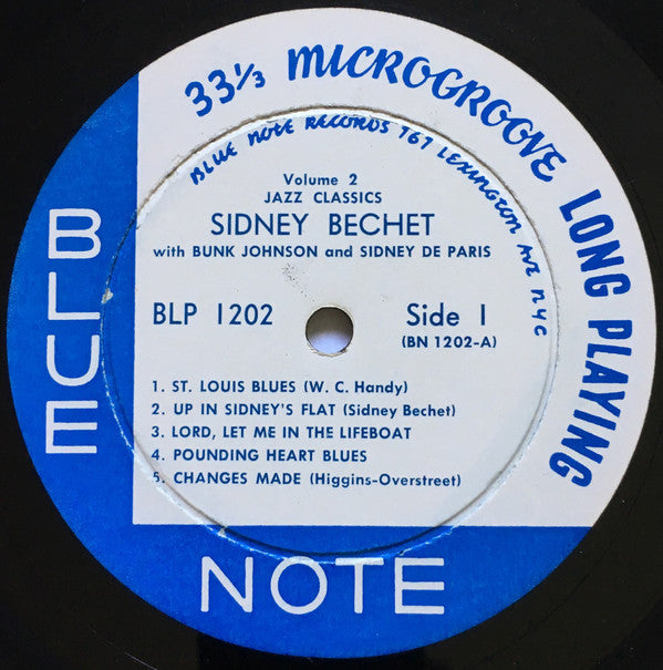 Sidney Bechet : Jazz Classics Volume 2 (LP, Mono)