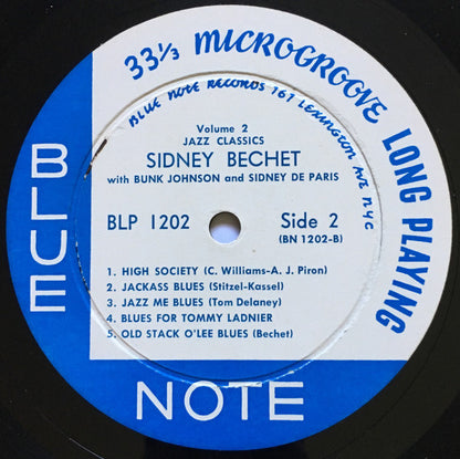 Sidney Bechet : Jazz Classics Volume 2 (LP, Mono)