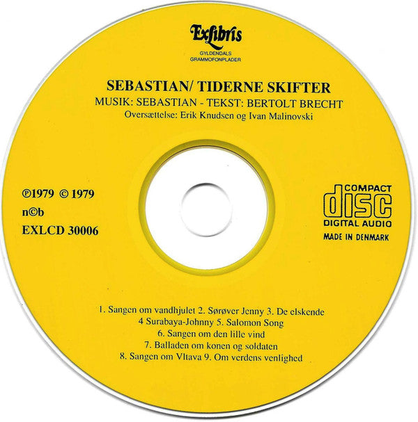 Sebastian (5) : Tiderne Skifter (CD, Album, RE)