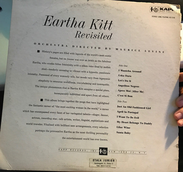 Eartha Kitt : Revisited (LP, Album)