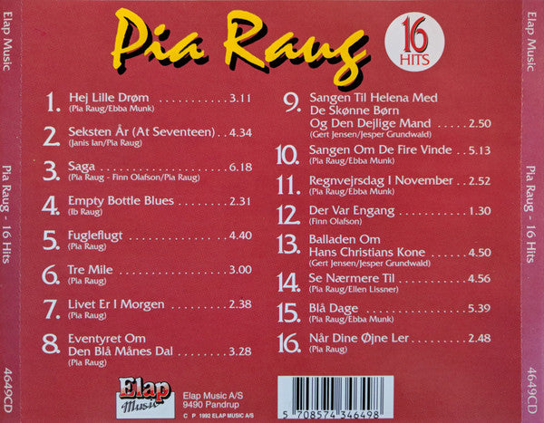 Pia Raug : 16 Hits (CD, Comp)