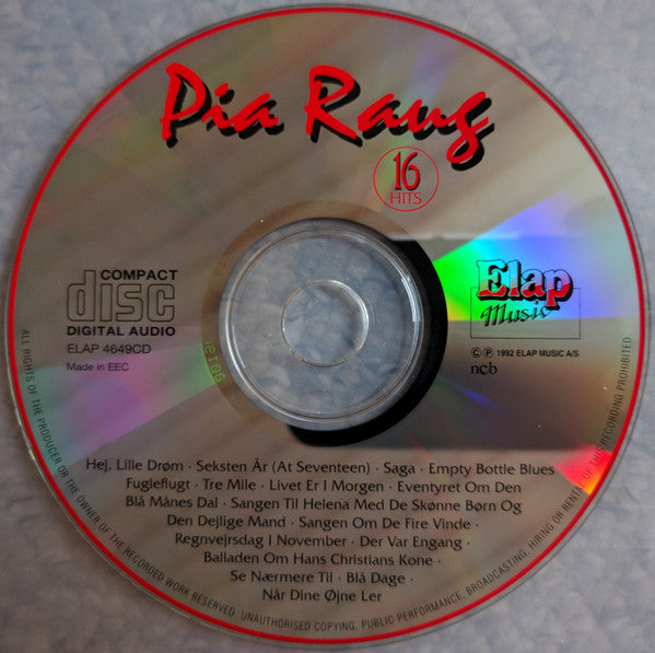 Pia Raug : 16 Hits (CD, Comp)