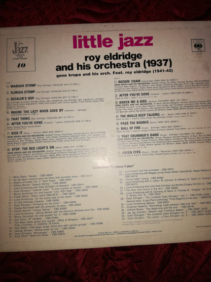 Roy Eldridge And His Orchestra / Gene Krupa And His Orchestra Feat. Roy Eldridge : Little Jazz (LP, Comp)