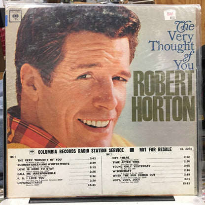 Robert Horton (5) : The Very Thought Of You  (LP, Album, Mono, Promo)